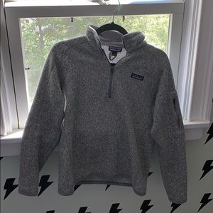Patagonia Grey Zip Up Womens M
